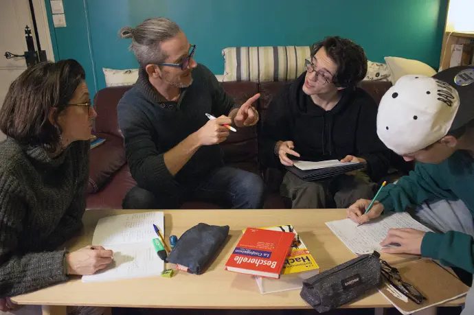 Session d'écriture collective à domicile