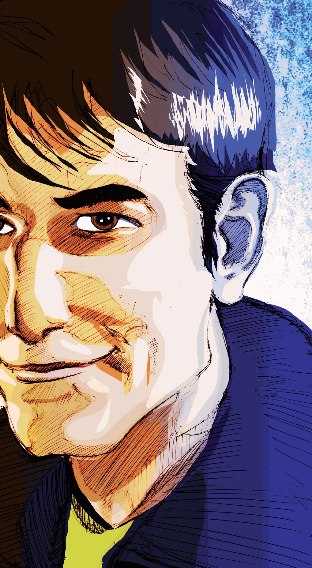portrait illustration numérique graphique