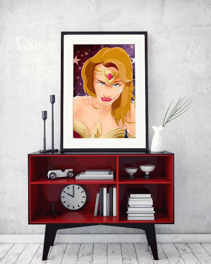 parodie cosplay portrait numérique graphique illustration croquis mixte femme
