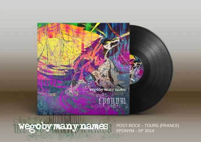Pochette album vinyle groupe de post-rock Wegobymanynames