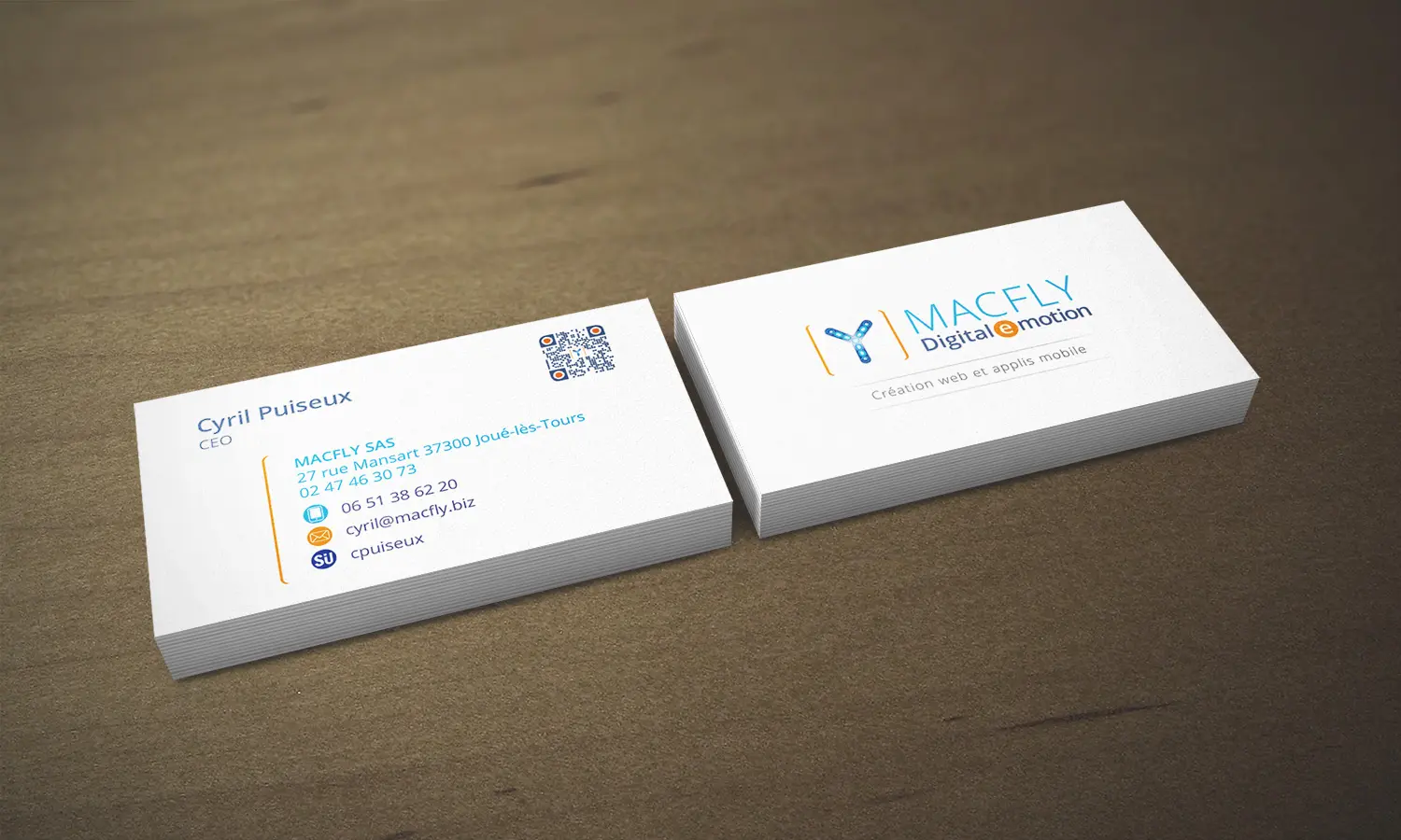 Cartes de visites Macfly